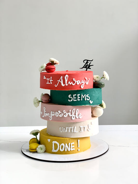Asymmetrical Cakes by The Sinful Spoon