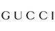 Gucci logo in black on a white background