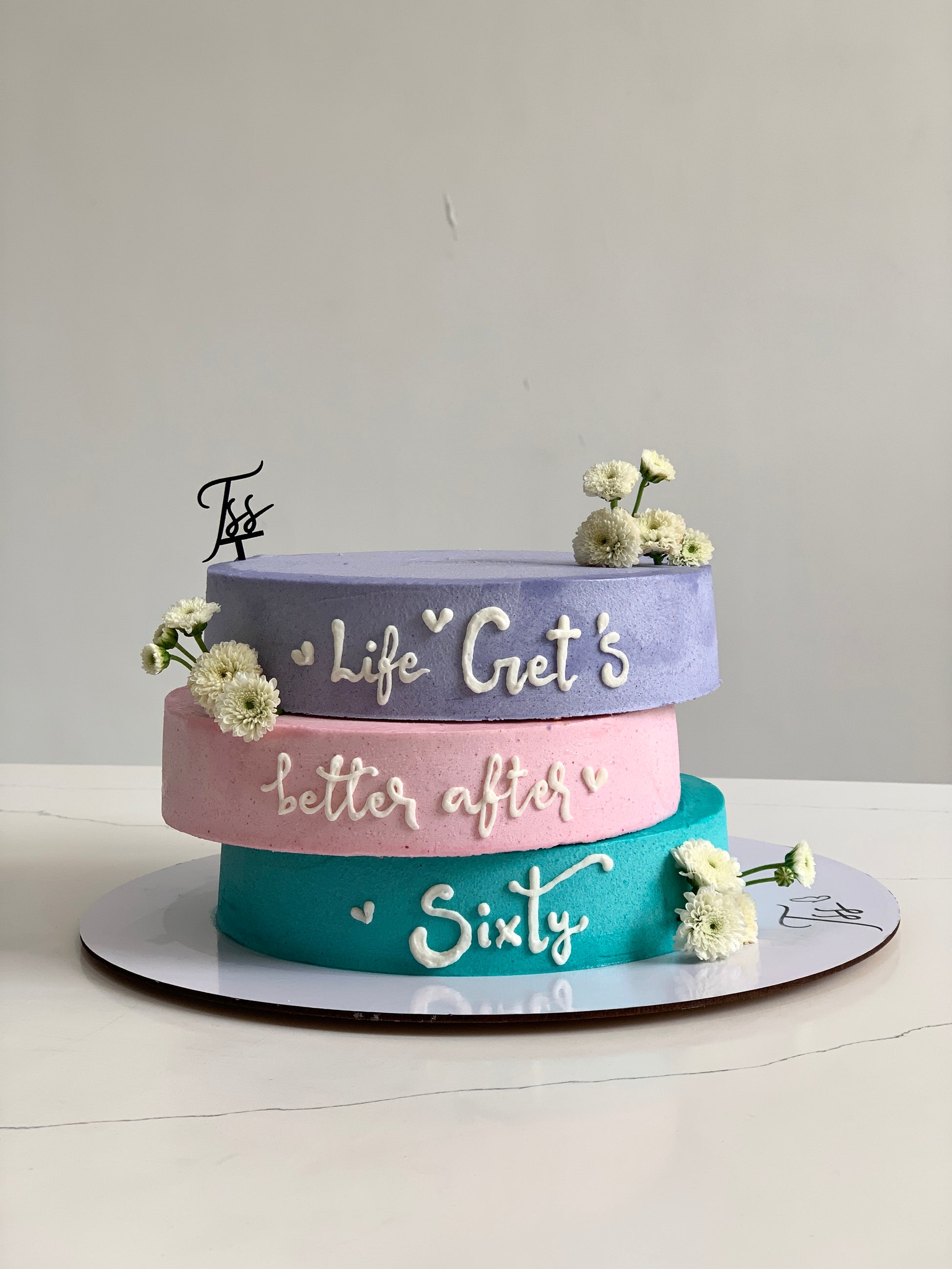 Asymmetrical Cakes by The Sinful Spoon
