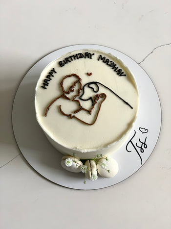 Buttercream Illustration Cakes - alternate view