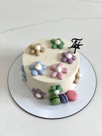 Buttercream Flower Cakes