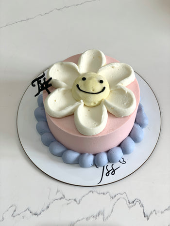 Buttercream Flower Cakes - alternate view