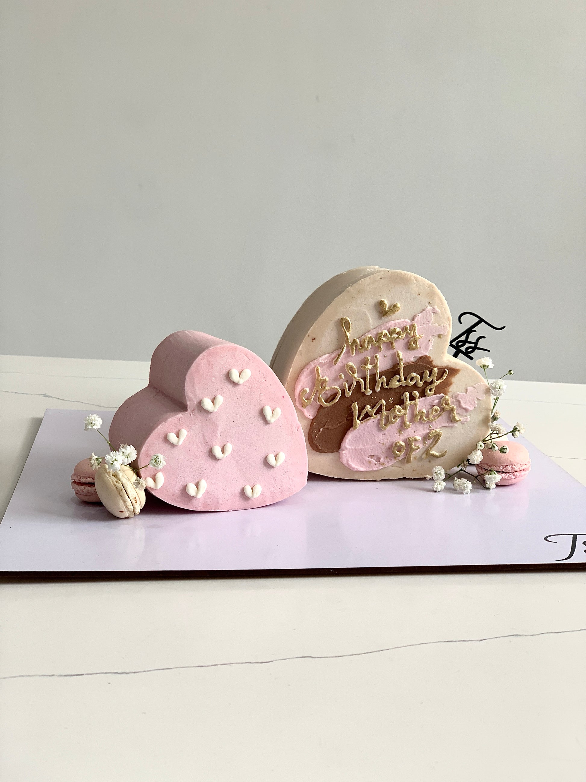 Heart Shaped Cakes by The Sinful Spoon