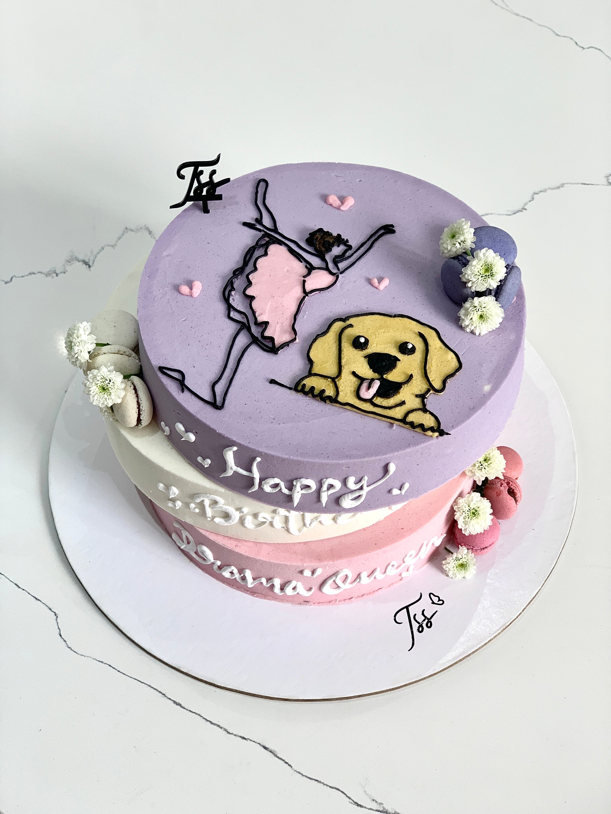 Asymmetrical Cakes by The Sinful Spoon