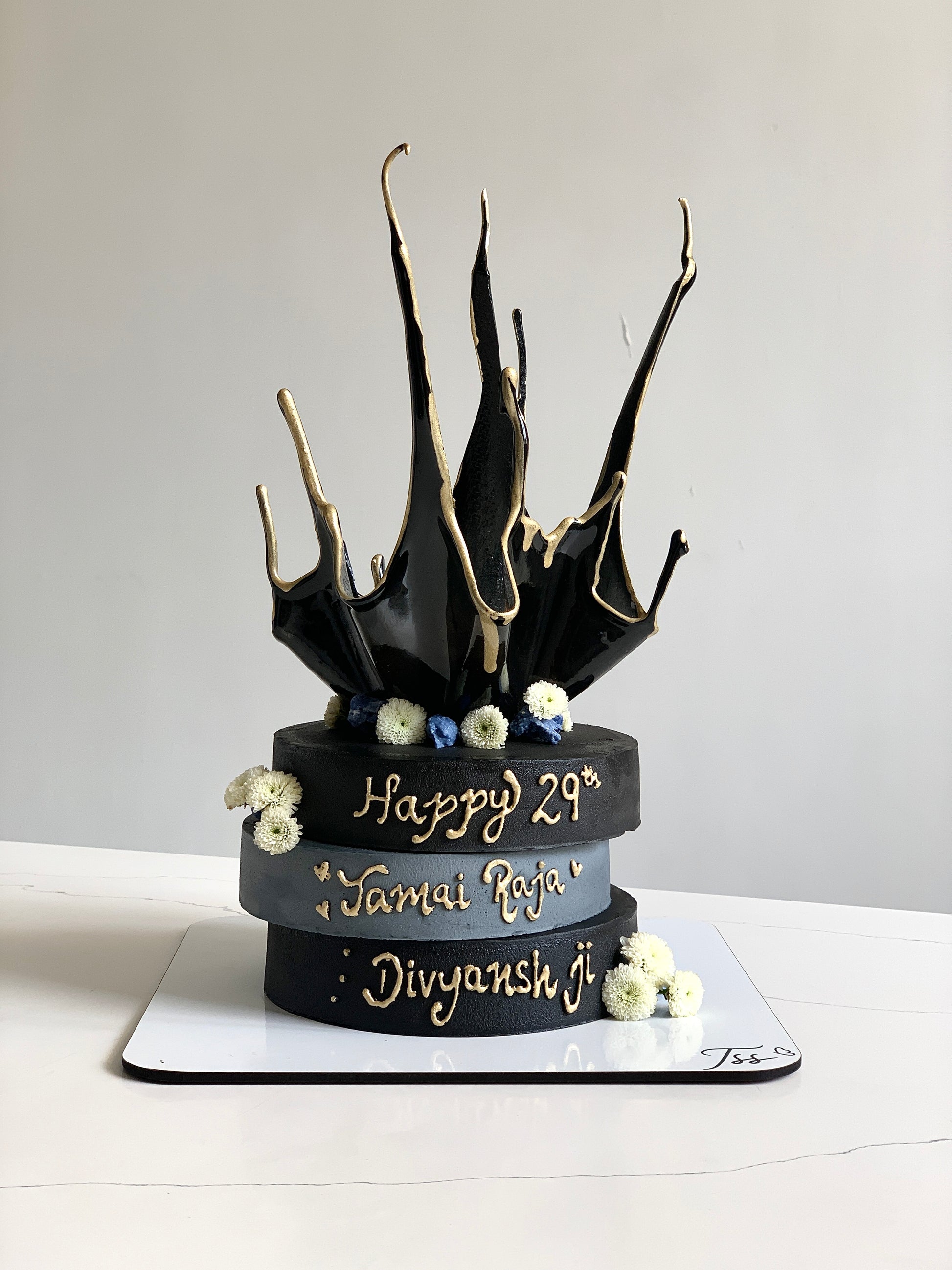 Asymmetrical Cakes by The Sinful Spoon