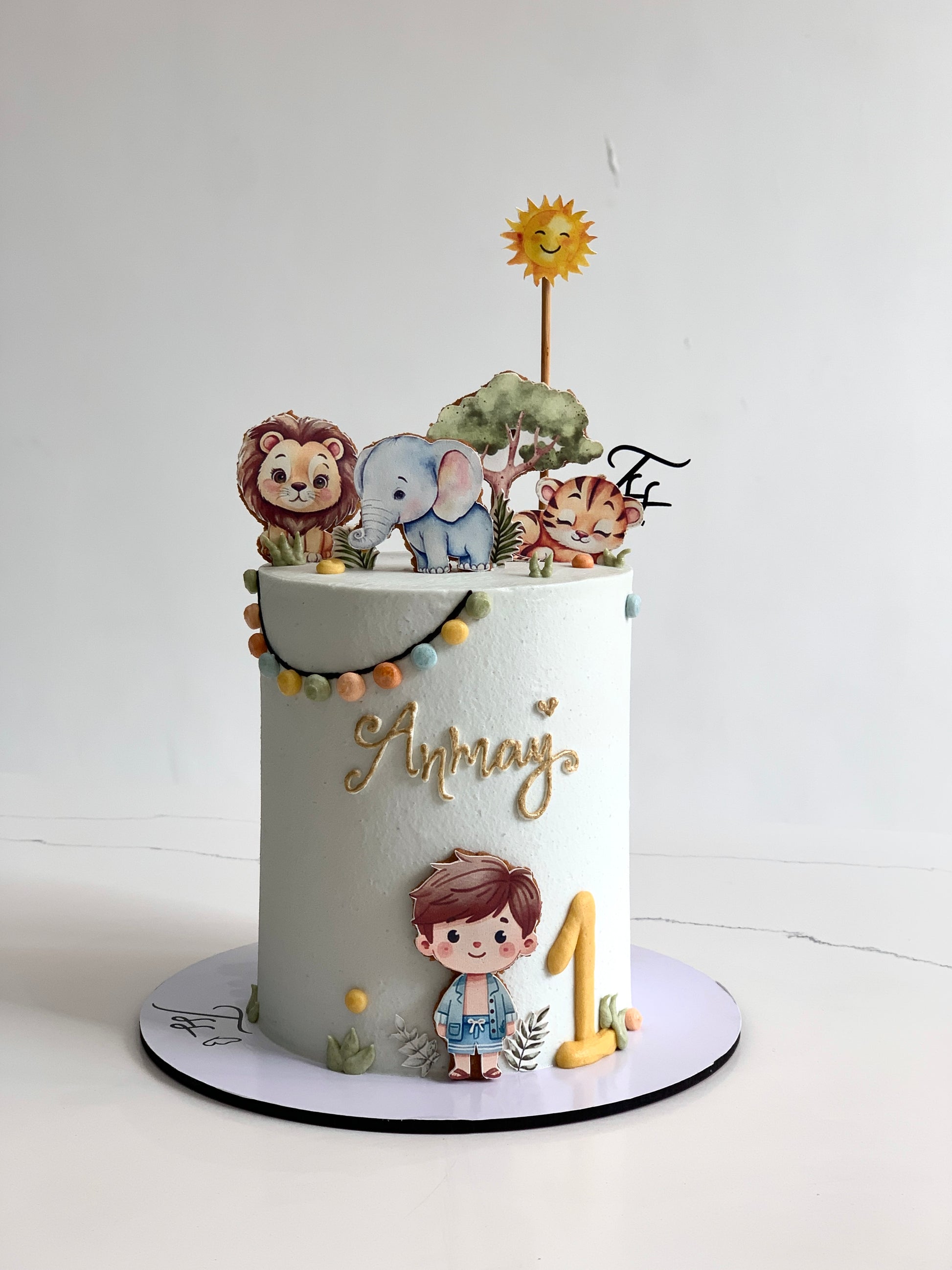 Edible Paper Cake (Baby Boy)