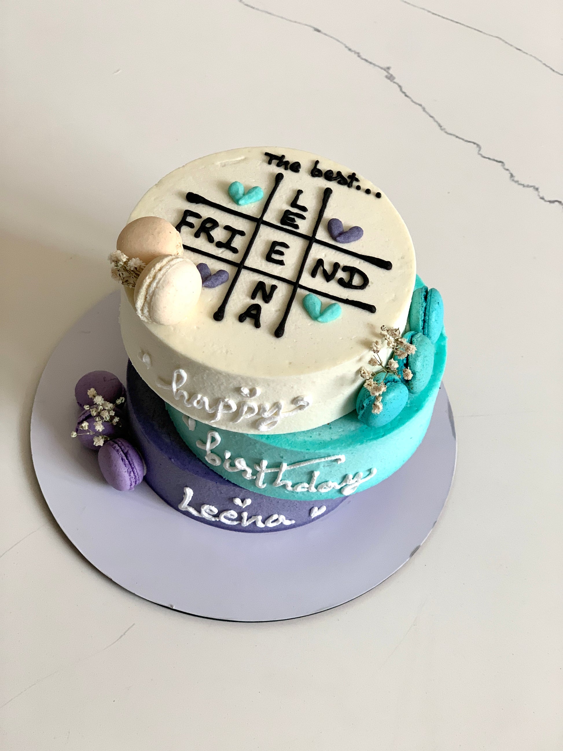 Asymmetrical Cakes by The Sinful Spoon