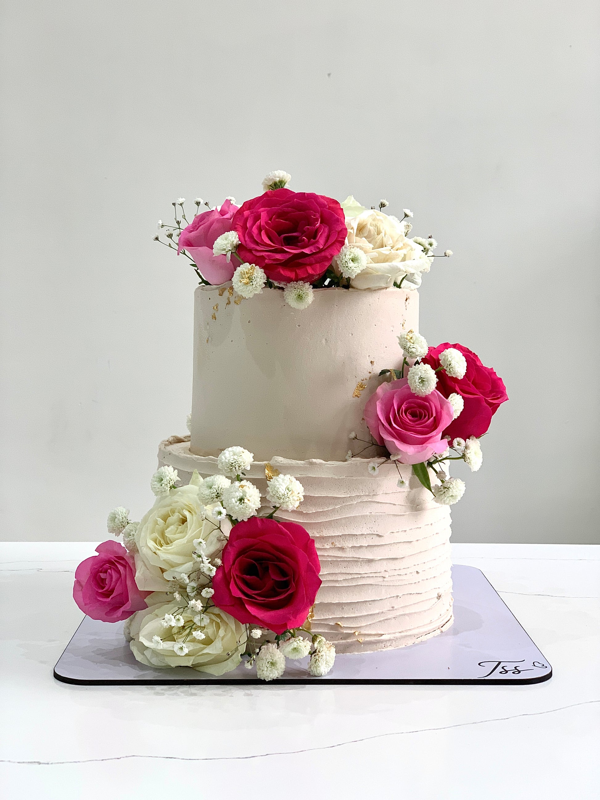 Tiered - Floral Cakes by The Sinful Spoon