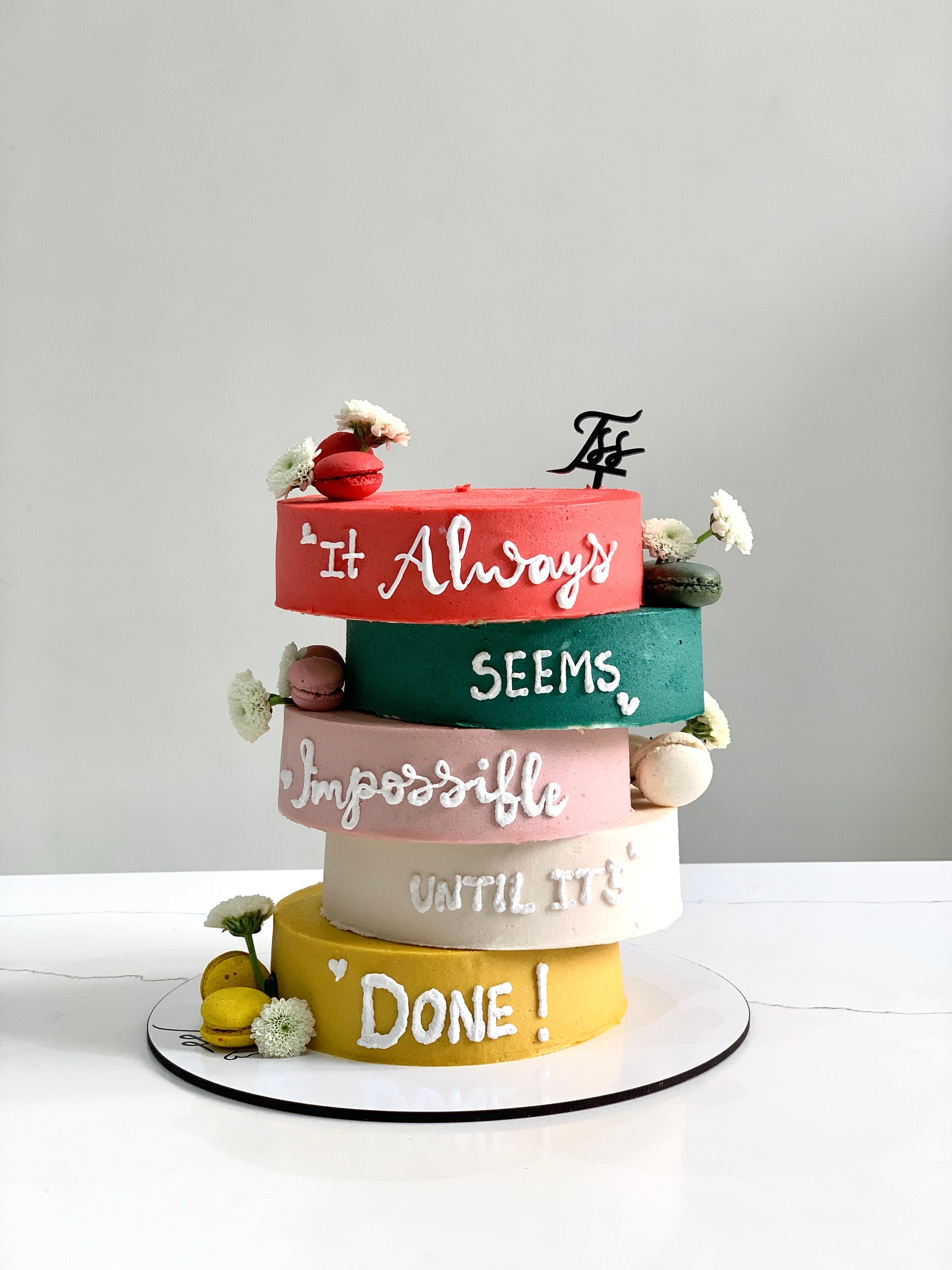 Asymmetrical Cakes by The Sinful Spoon