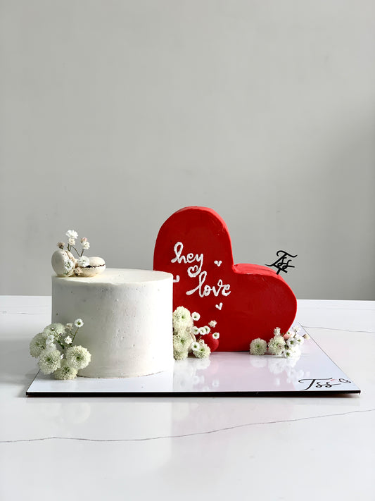 Heart Shaped Cakes by The Sinful Spoon