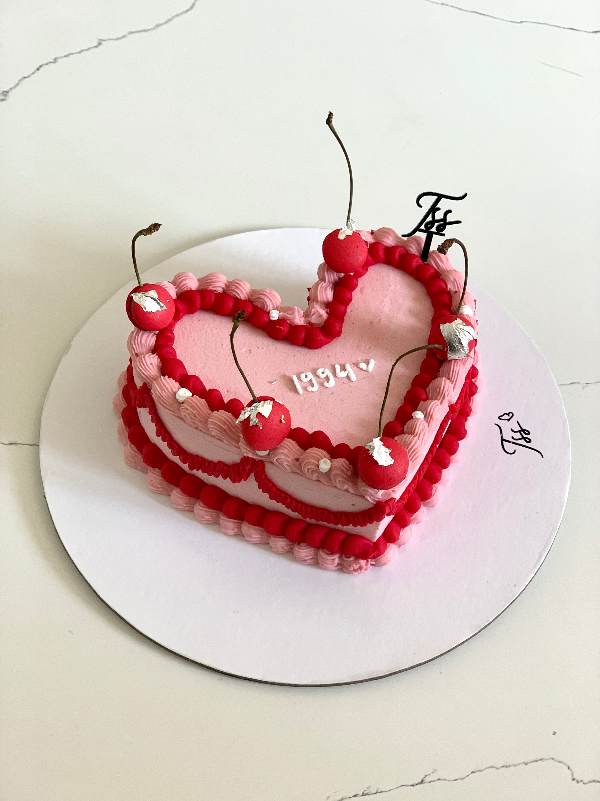 Heart Shaped Cakes by The Sinful Spoon