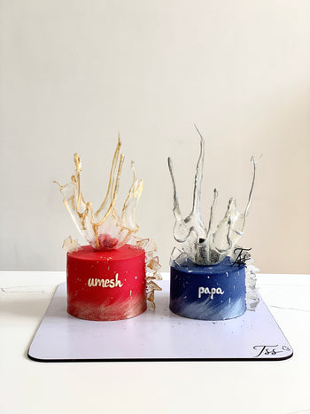 Isomalt Cakes - alternate view