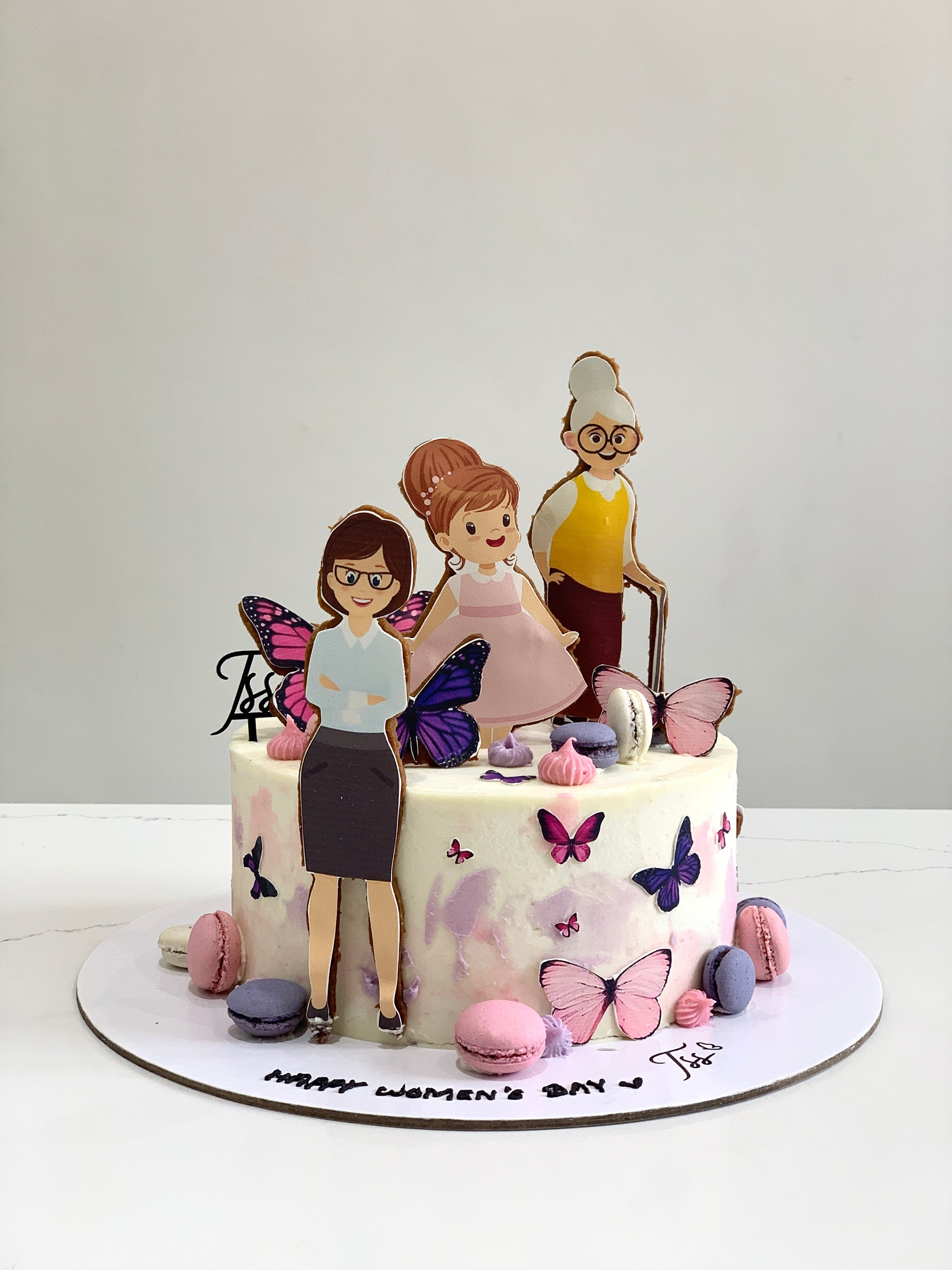 Edible Paper Cakes (Baby Girl)
