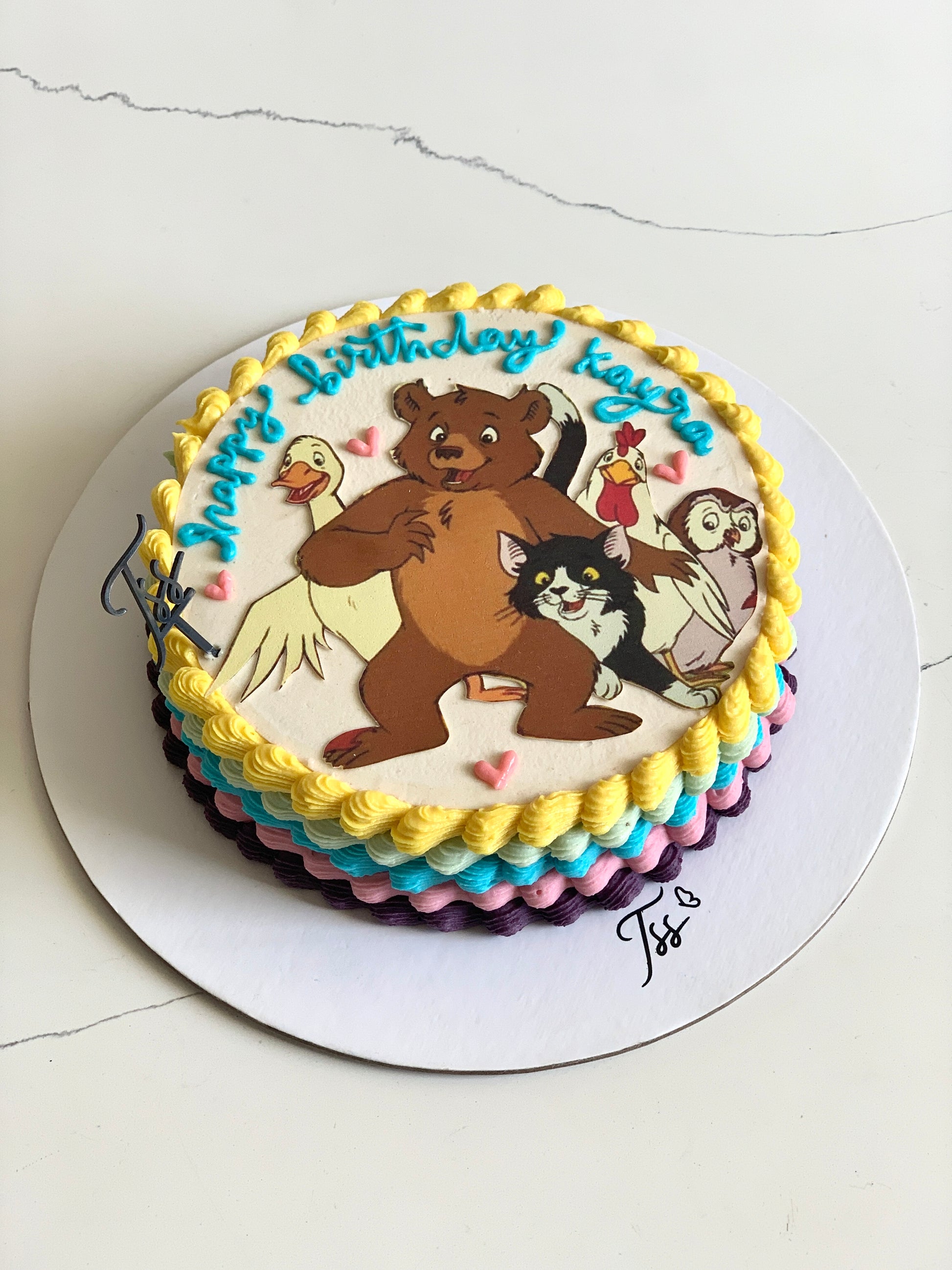 Edible Paper Cake (Baby Boy)