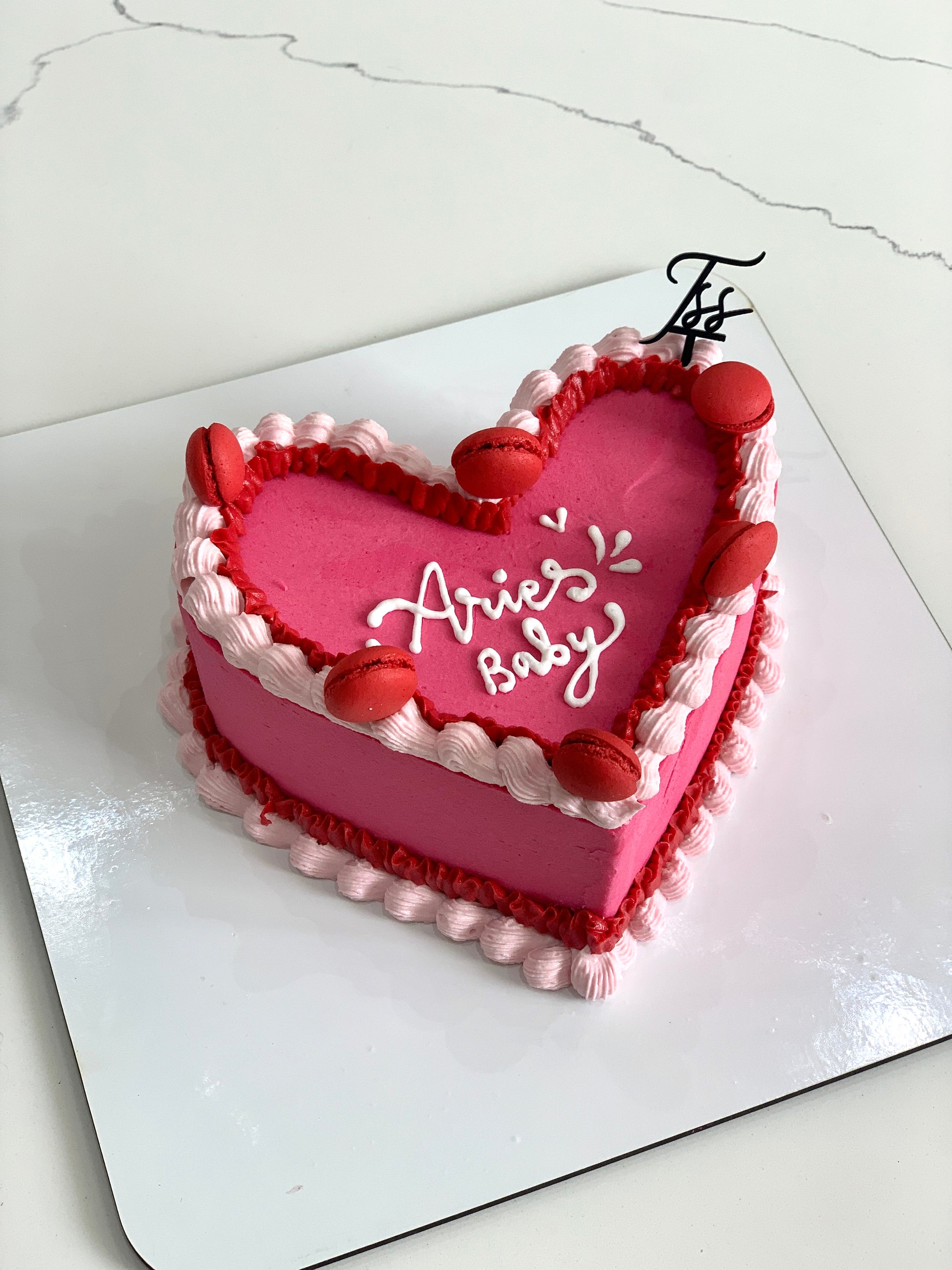 Heart Shaped Cakes by The Sinful Spoon