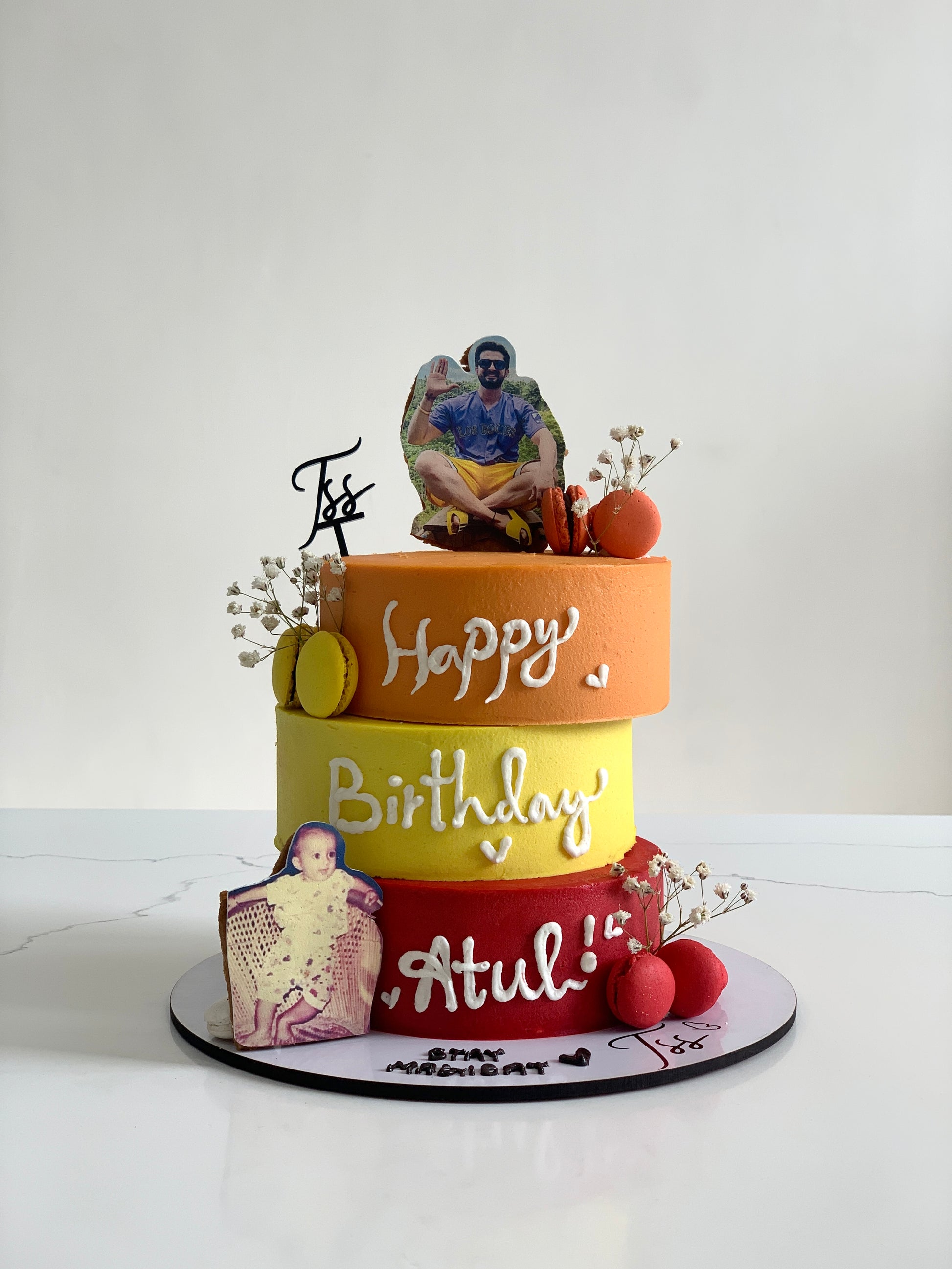 Asymmetrical Cakes by The Sinful Spoon