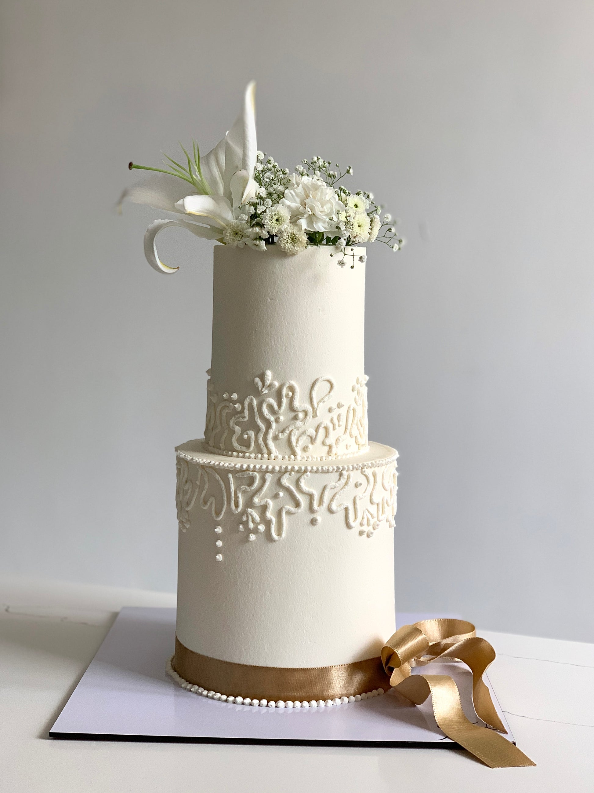 Tiered - Floral Cakes by The Sinful Spoon
