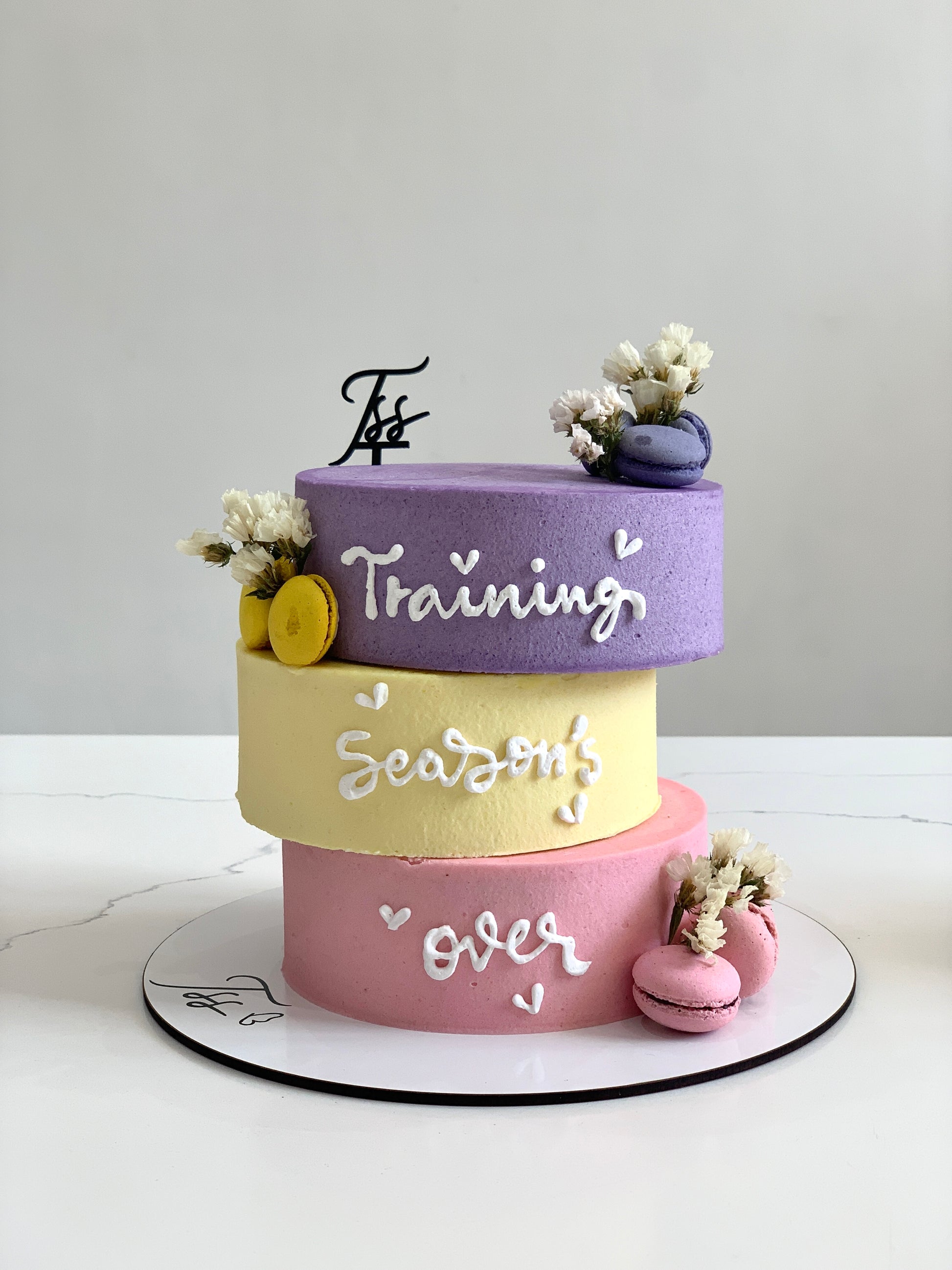 Asymmetrical Cakes by The Sinful Spoon