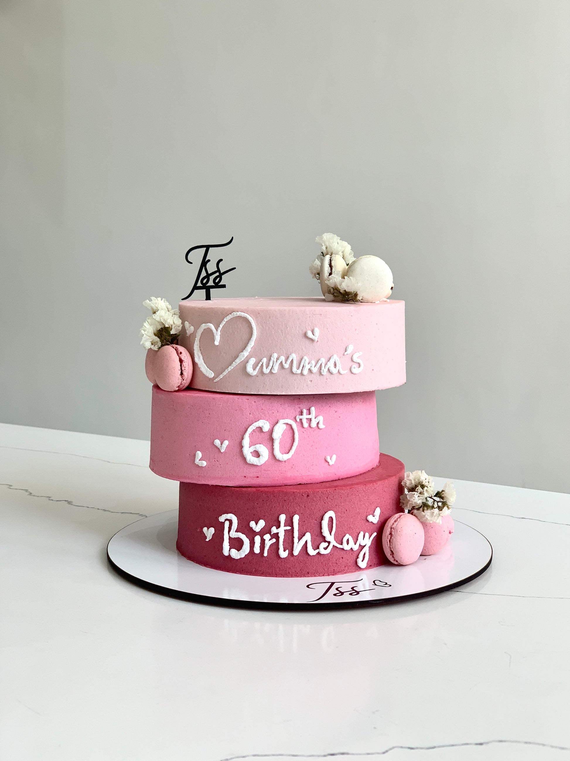 Asymmetrical Cakes by The Sinful Spoon