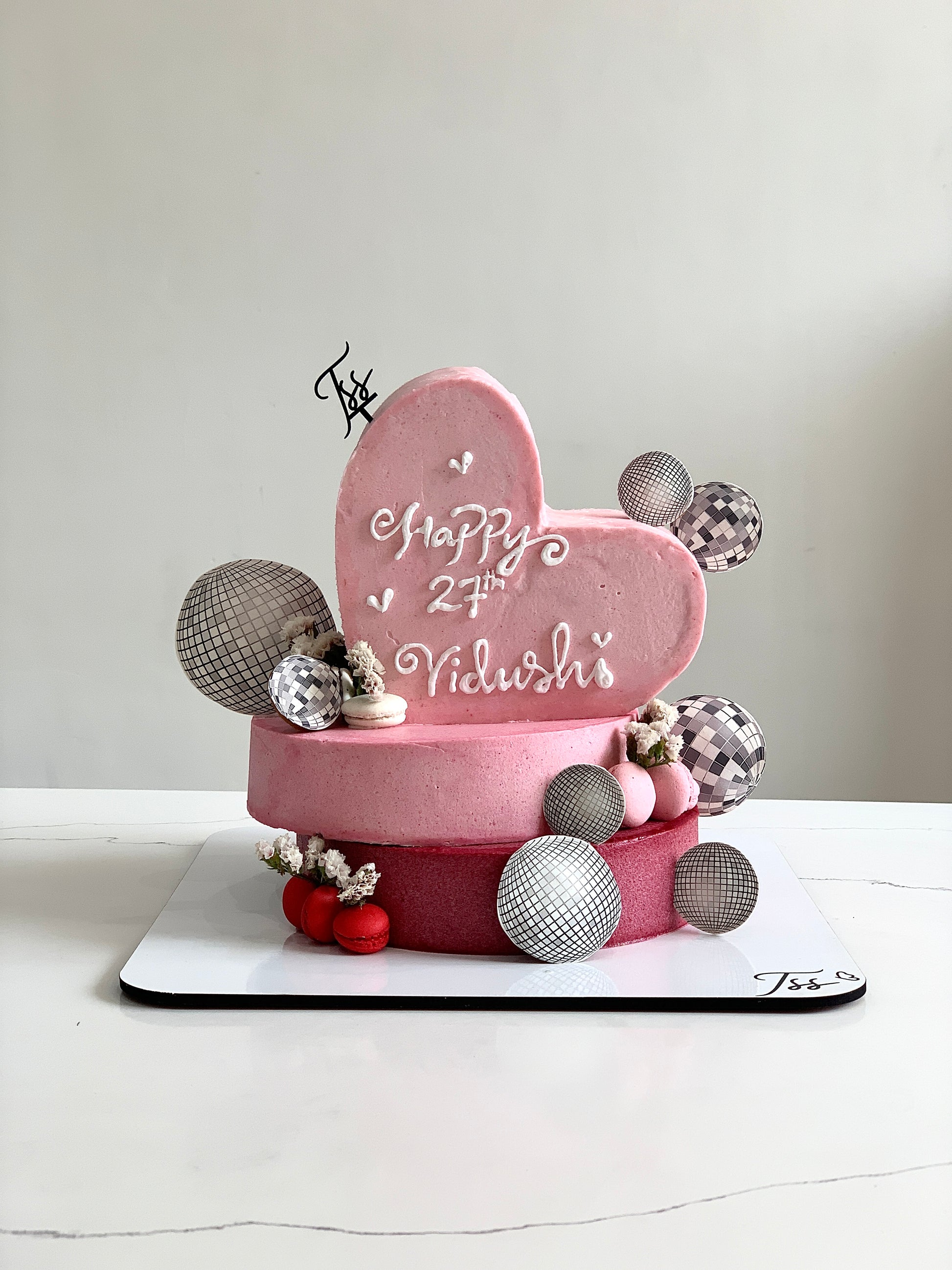 Heart Shaped Cakes by The Sinful Spoon