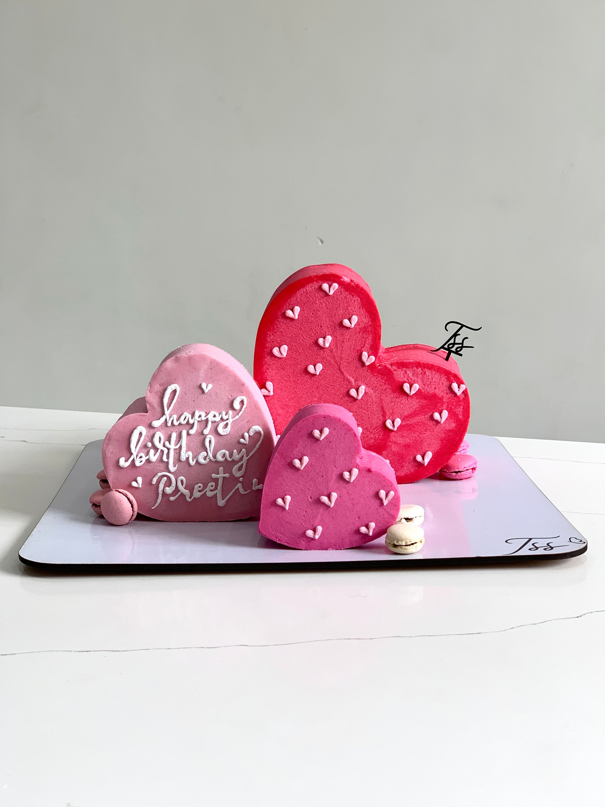 Heart Shaped Cakes by The Sinful Spoon