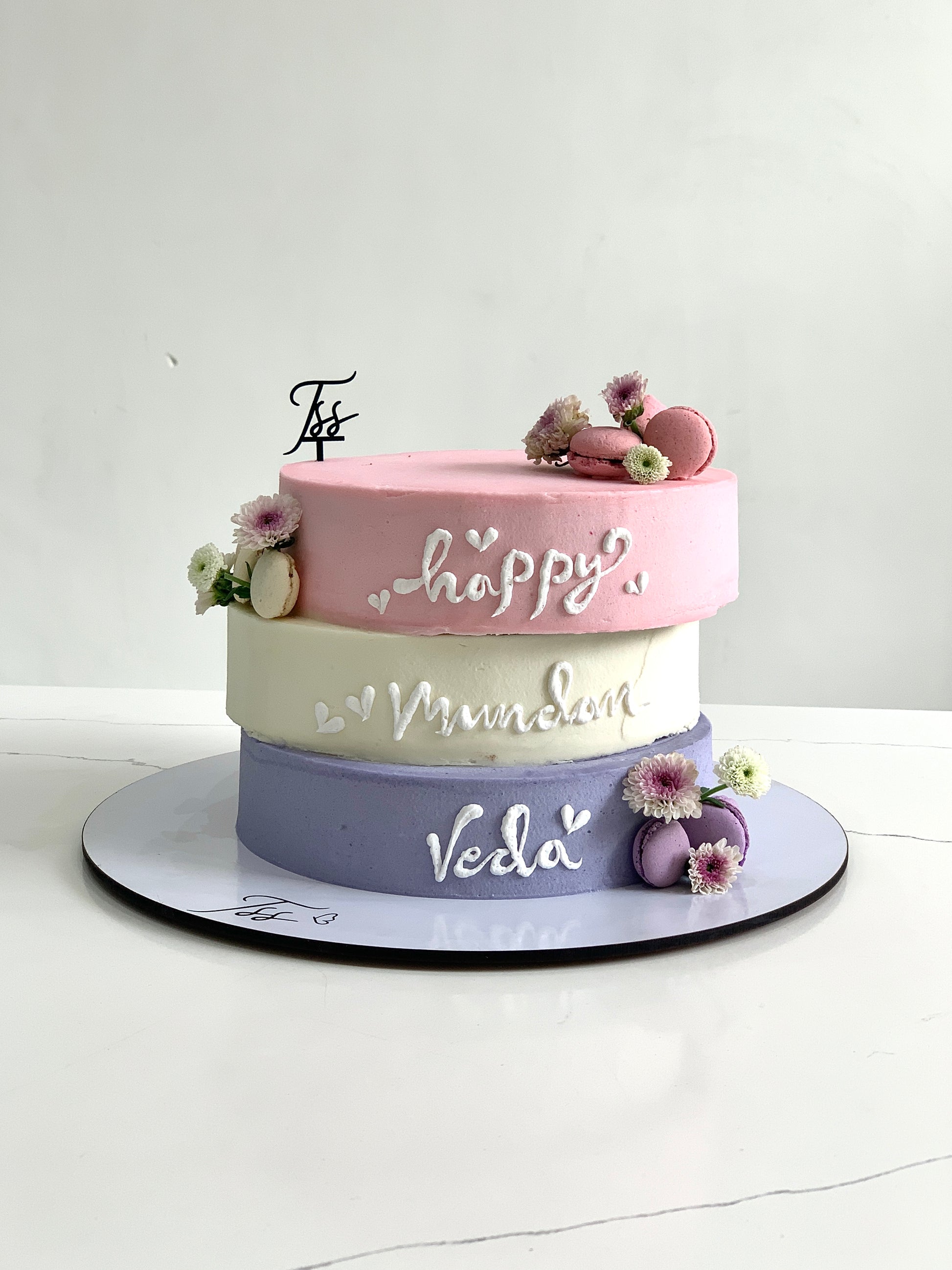 Asymmetrical Cakes by The Sinful Spoon