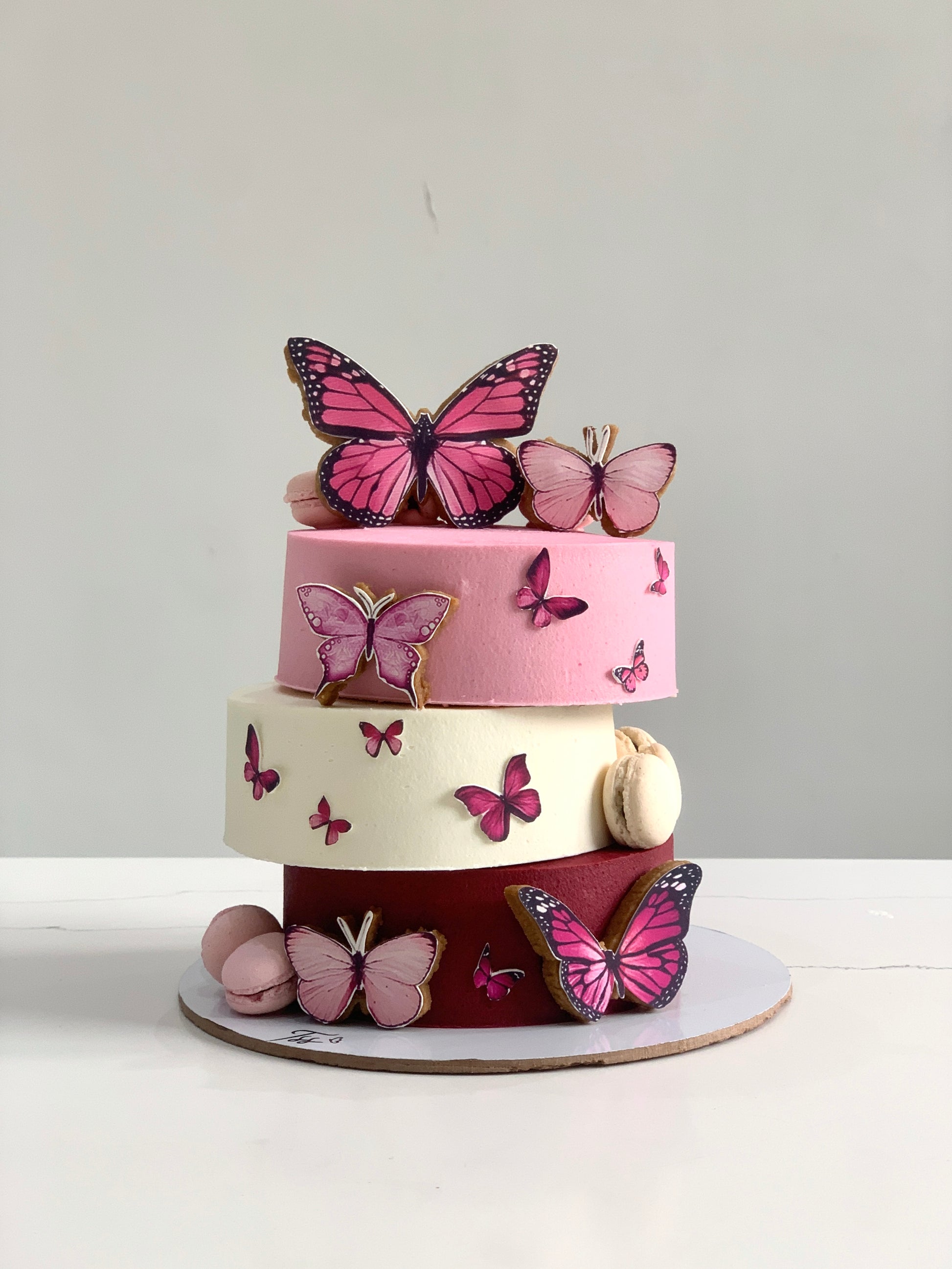 Asymmetrical Cakes by The Sinful Spoon