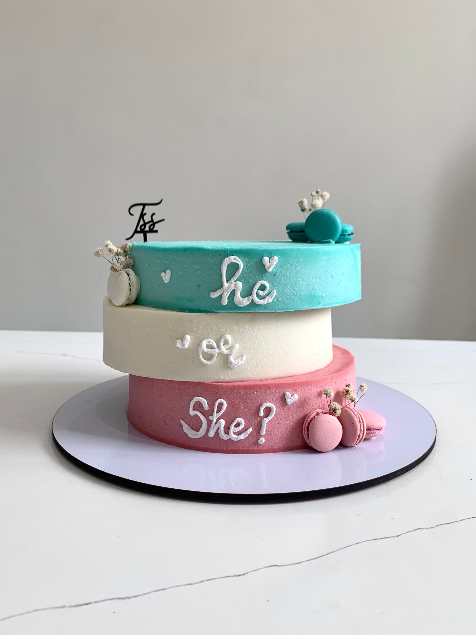 Asymmetrical Cakes by The Sinful Spoon