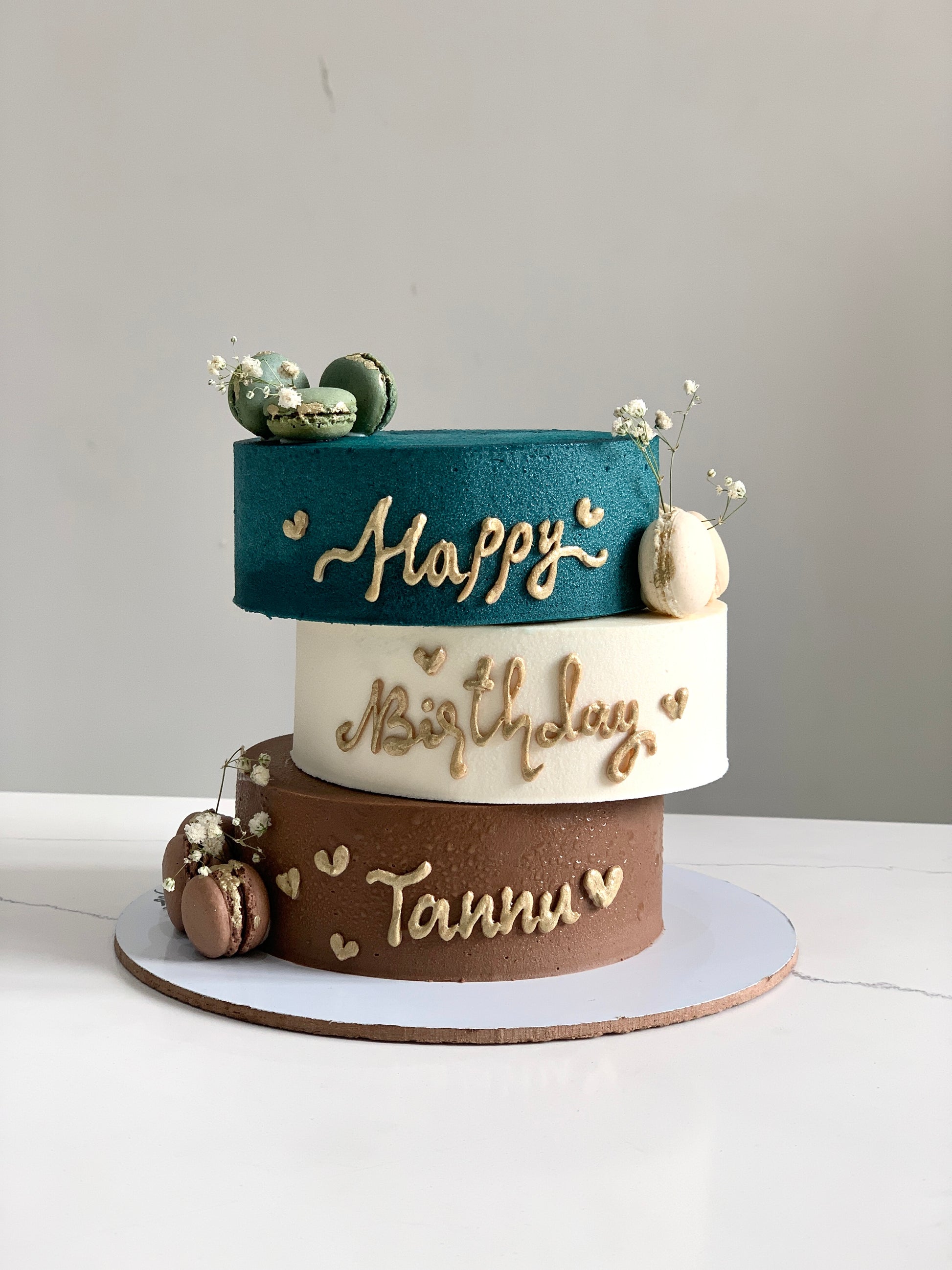 Asymmetrical Cakes by The Sinful Spoon