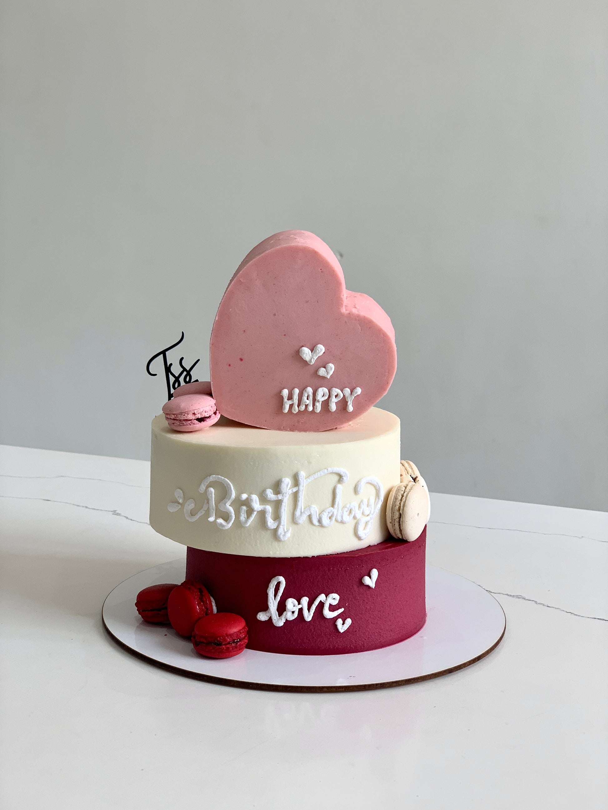 Heart Shaped Cakes by The Sinful Spoon