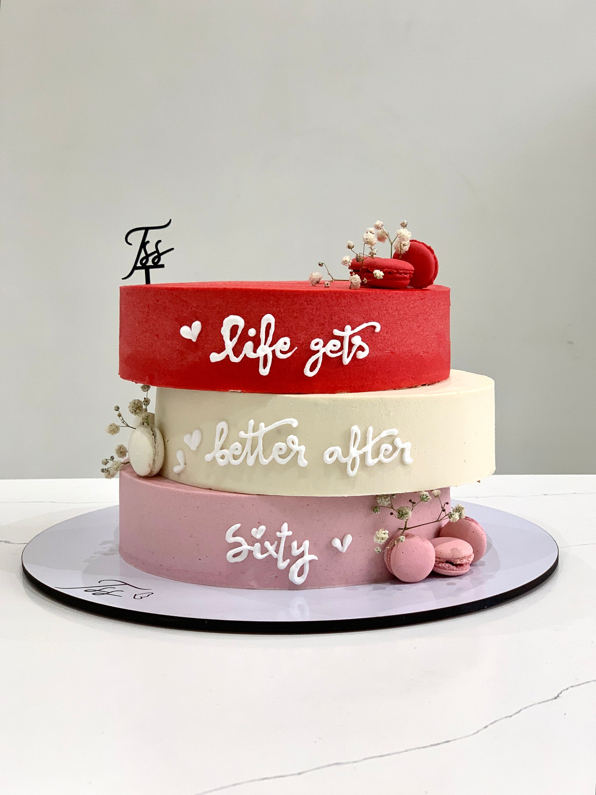 Asymmetrical Cakes by The Sinful Spoon