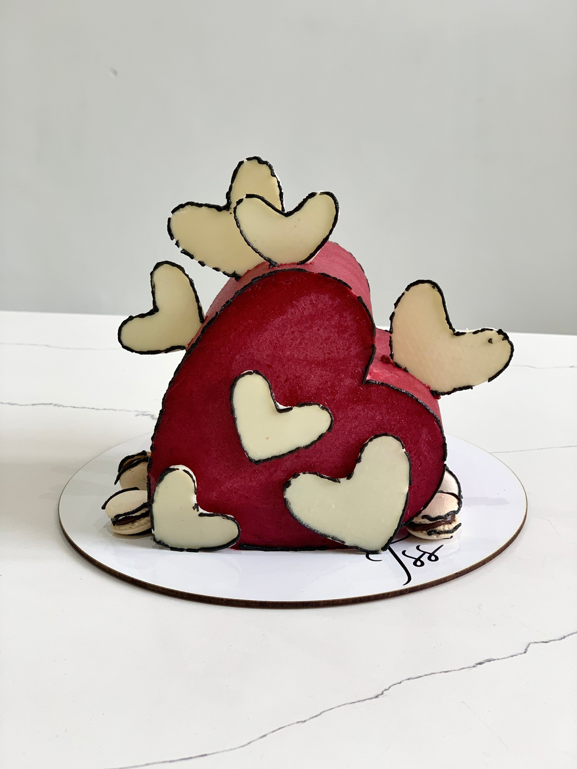 Heart Shaped Cakes by The Sinful Spoon