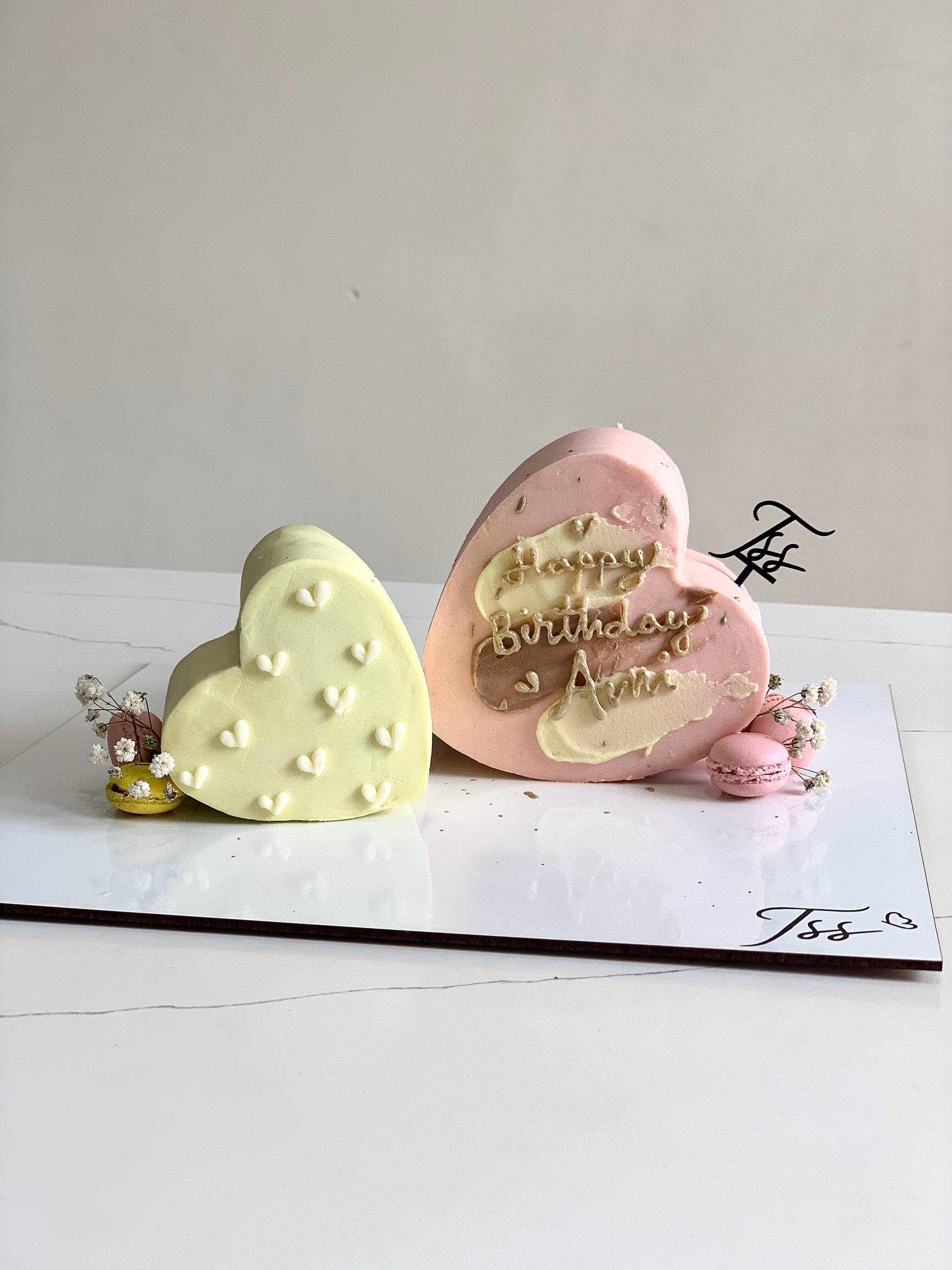 Heart Shaped Cakes by The Sinful Spoon
