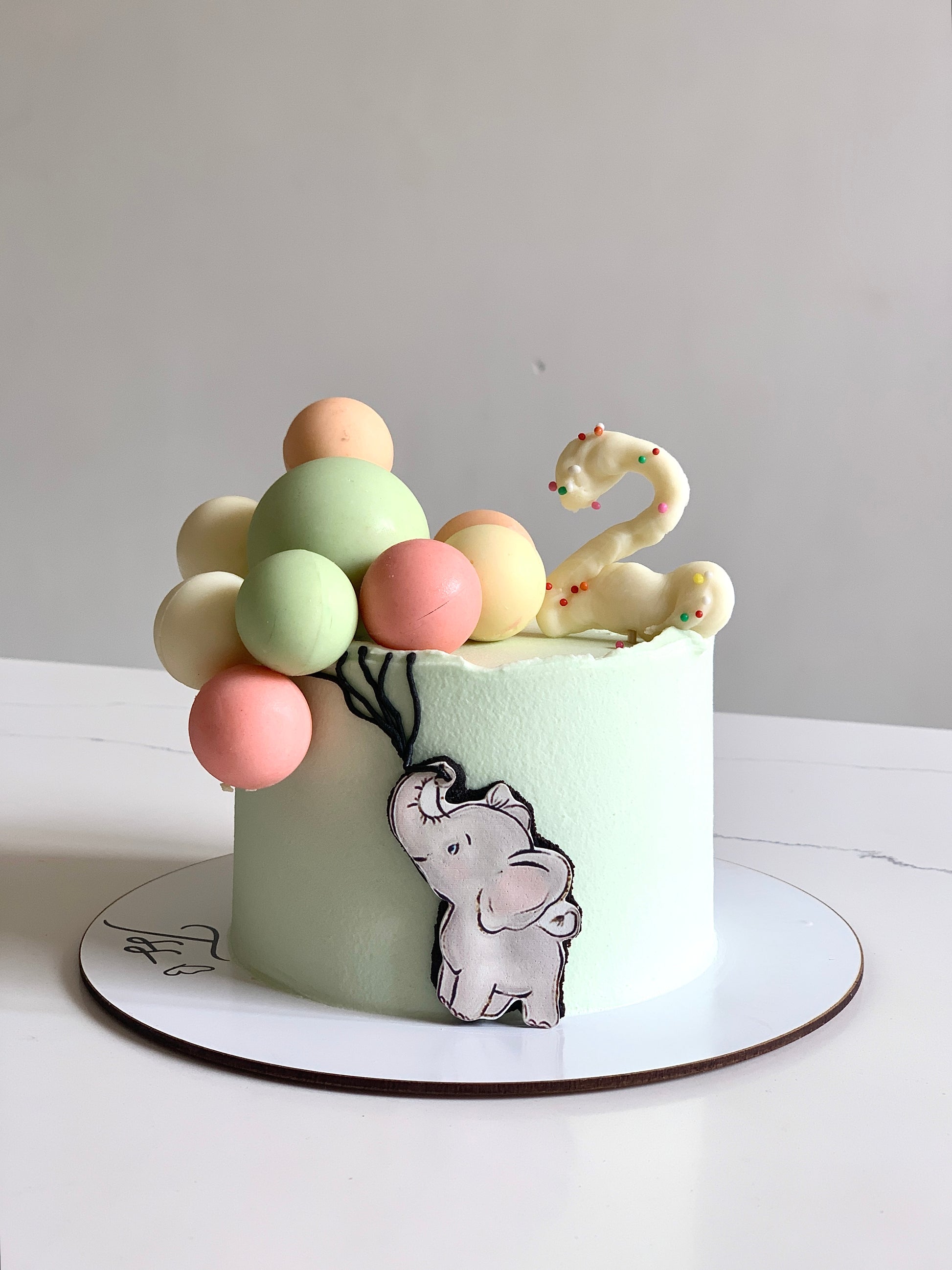Edible Paper Cake (Baby Boy)
