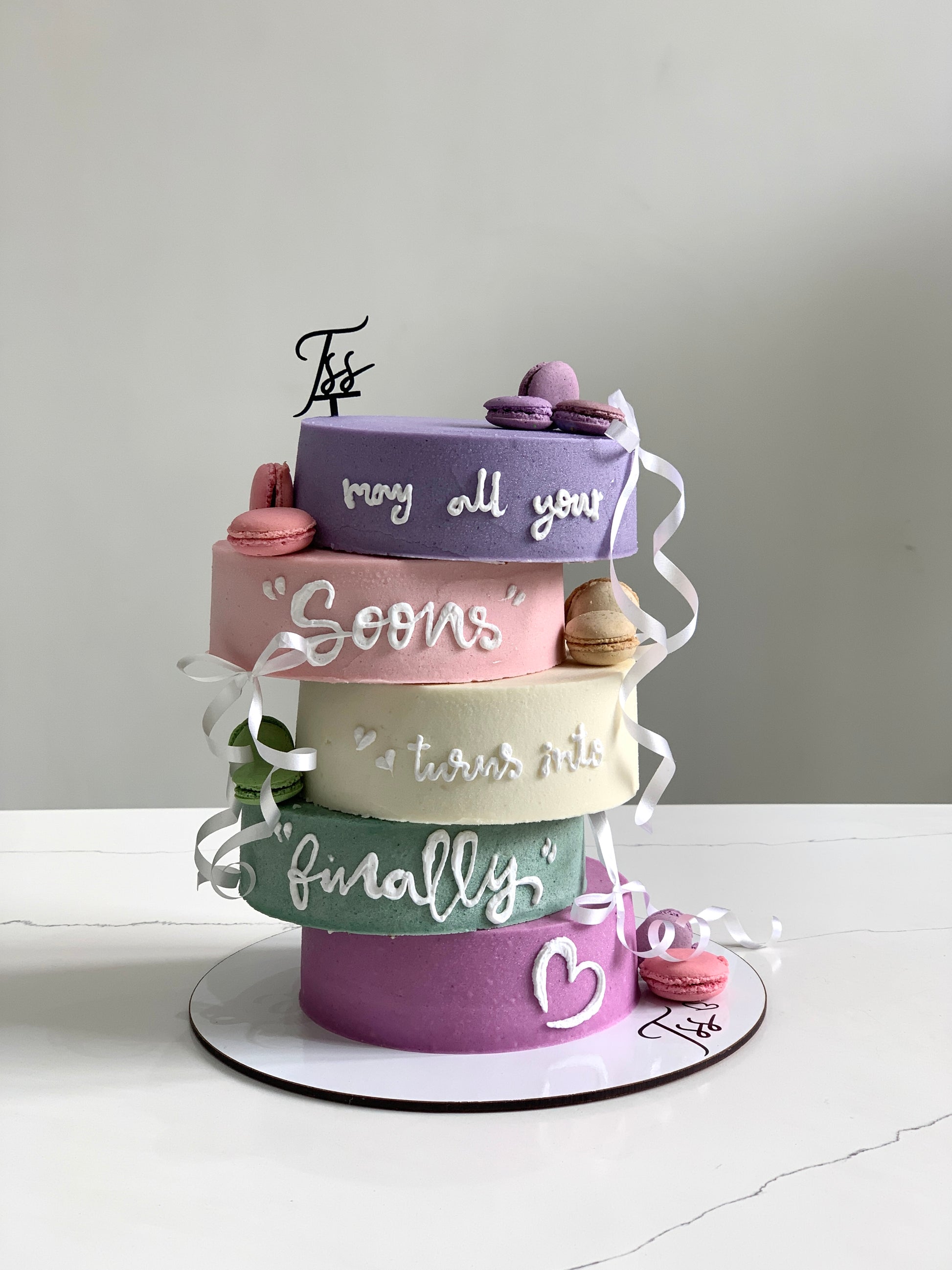 Asymmetrical Cakes by The Sinful Spoon