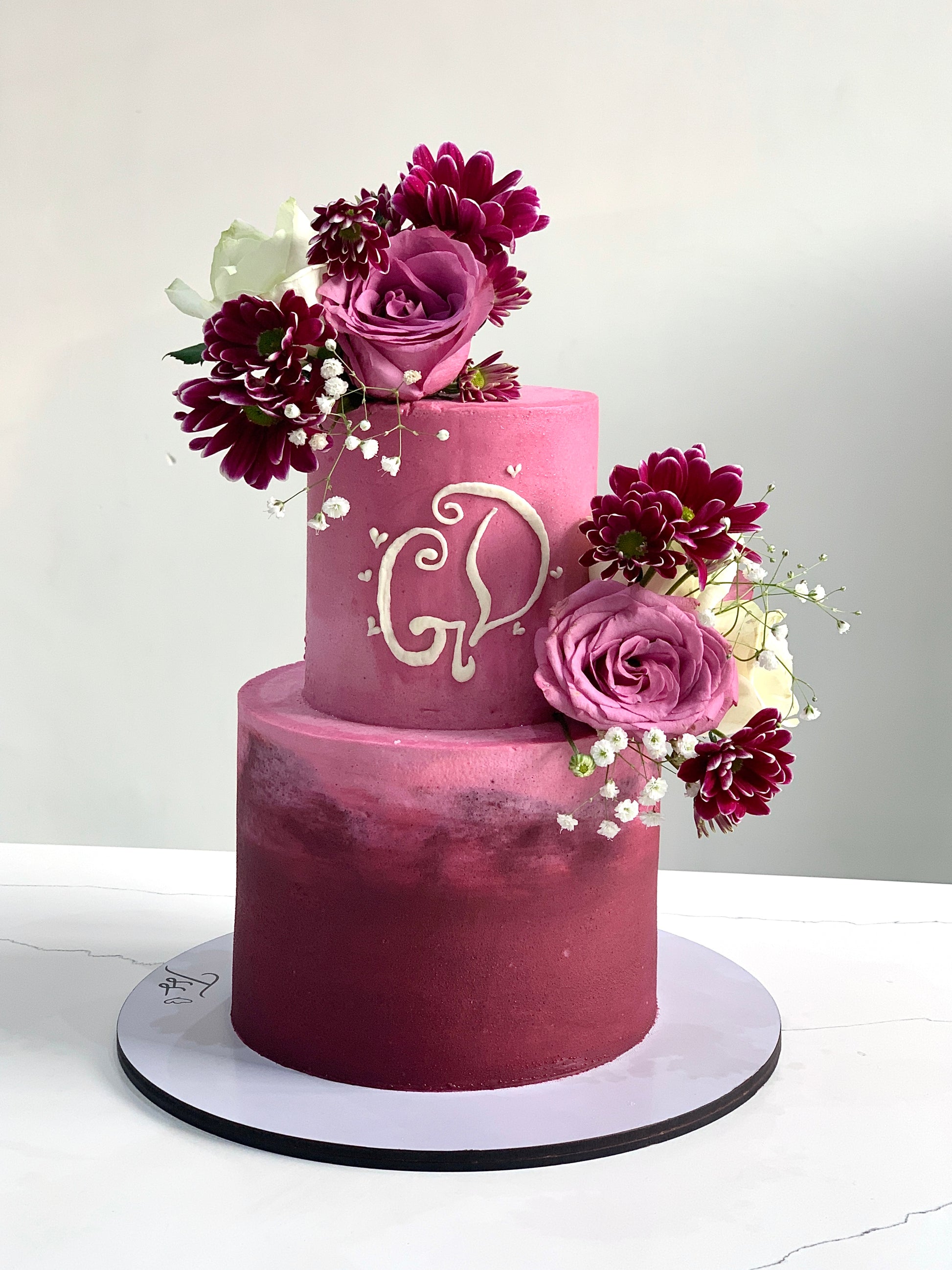 Tiered - Floral Cakes by The Sinful Spoon
