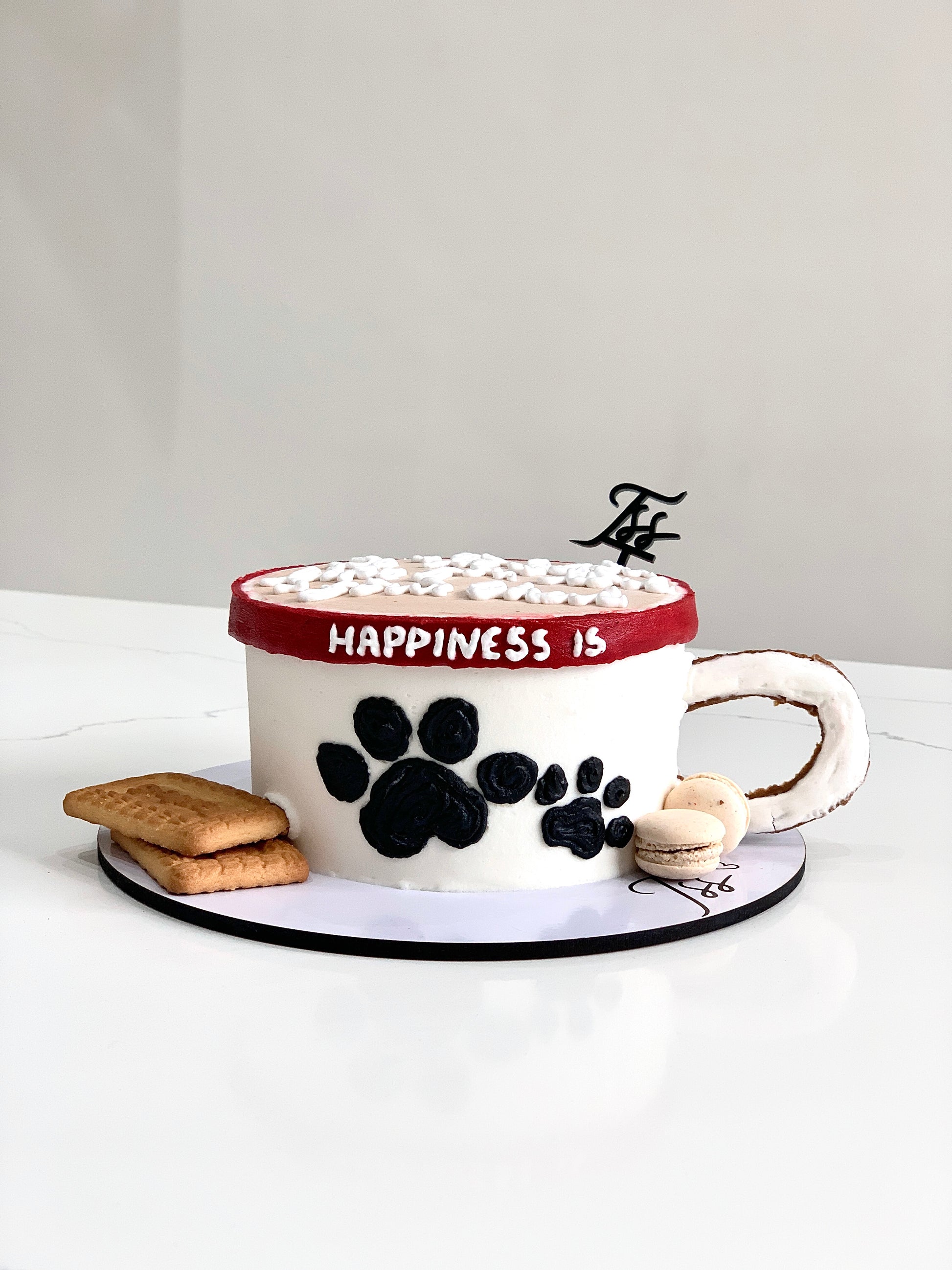 The Sinful Spoon shape cake in the form of a cup or mug, detailed and colorful, designed for baking and decorative use.