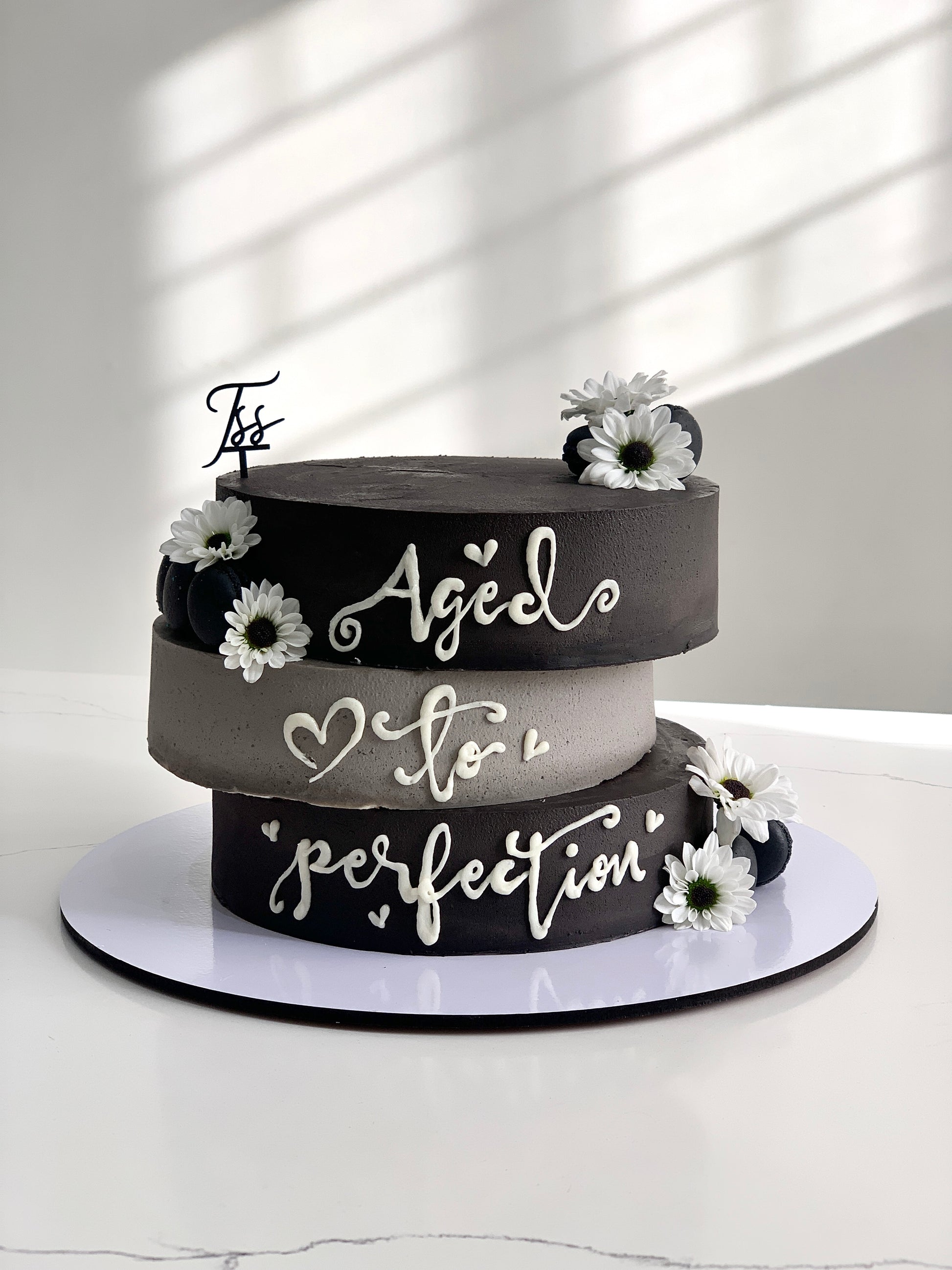 Asymmetrical Cakes by The Sinful Spoon