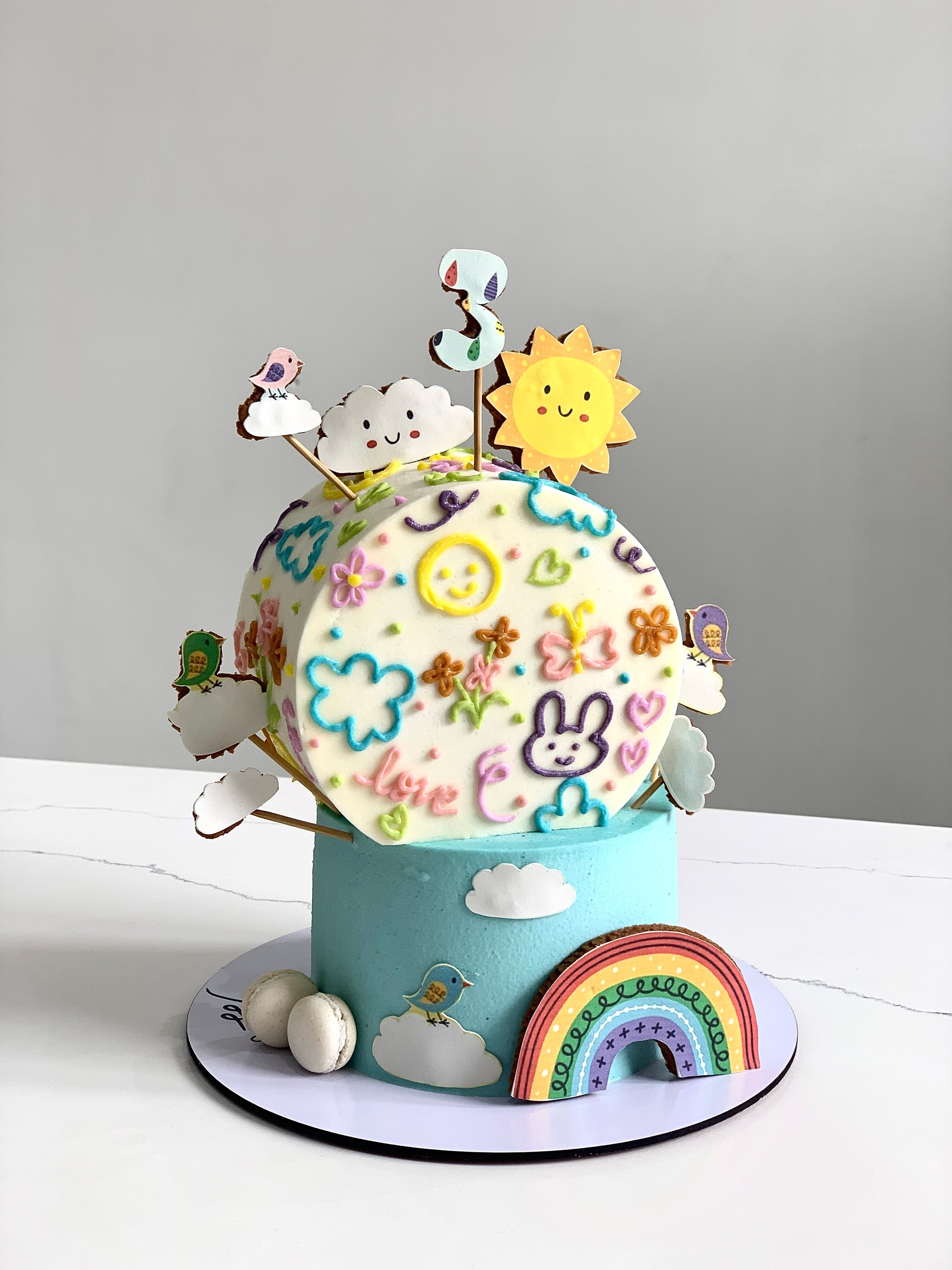 Inverted Cakes by The Sinful Spoon