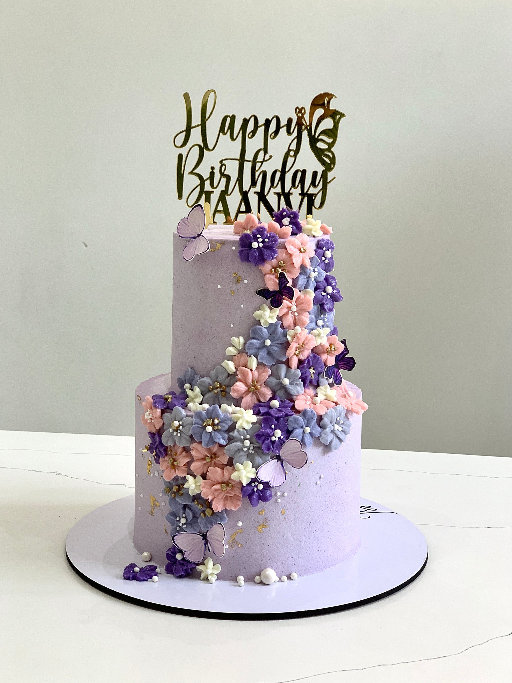 Tiered - Floral Cakes by The Sinful Spoon