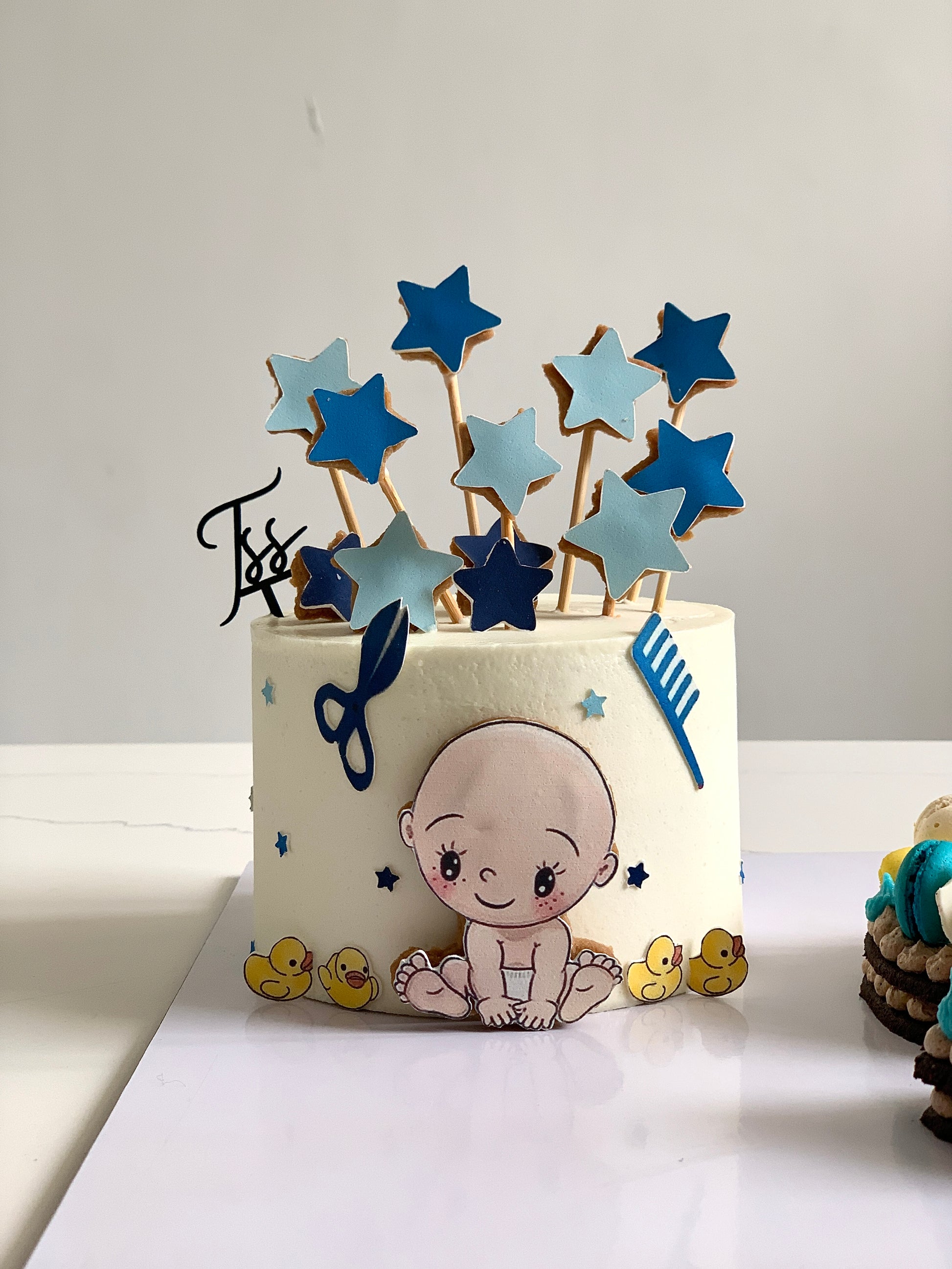 Edible Paper Cake (Baby Boy)