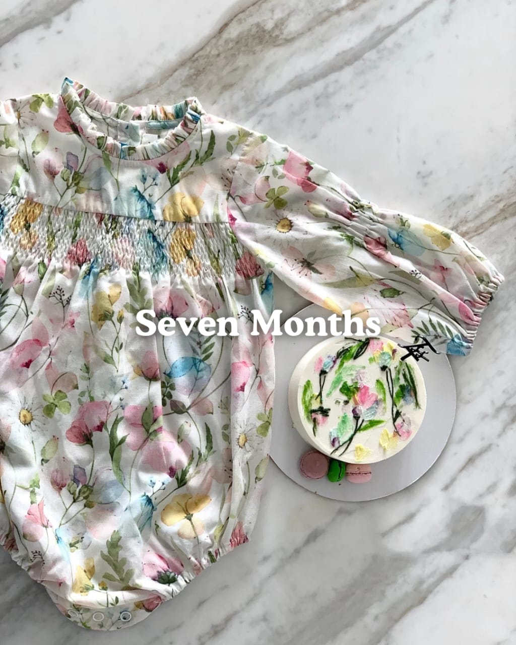 Monthly Milestones Cake