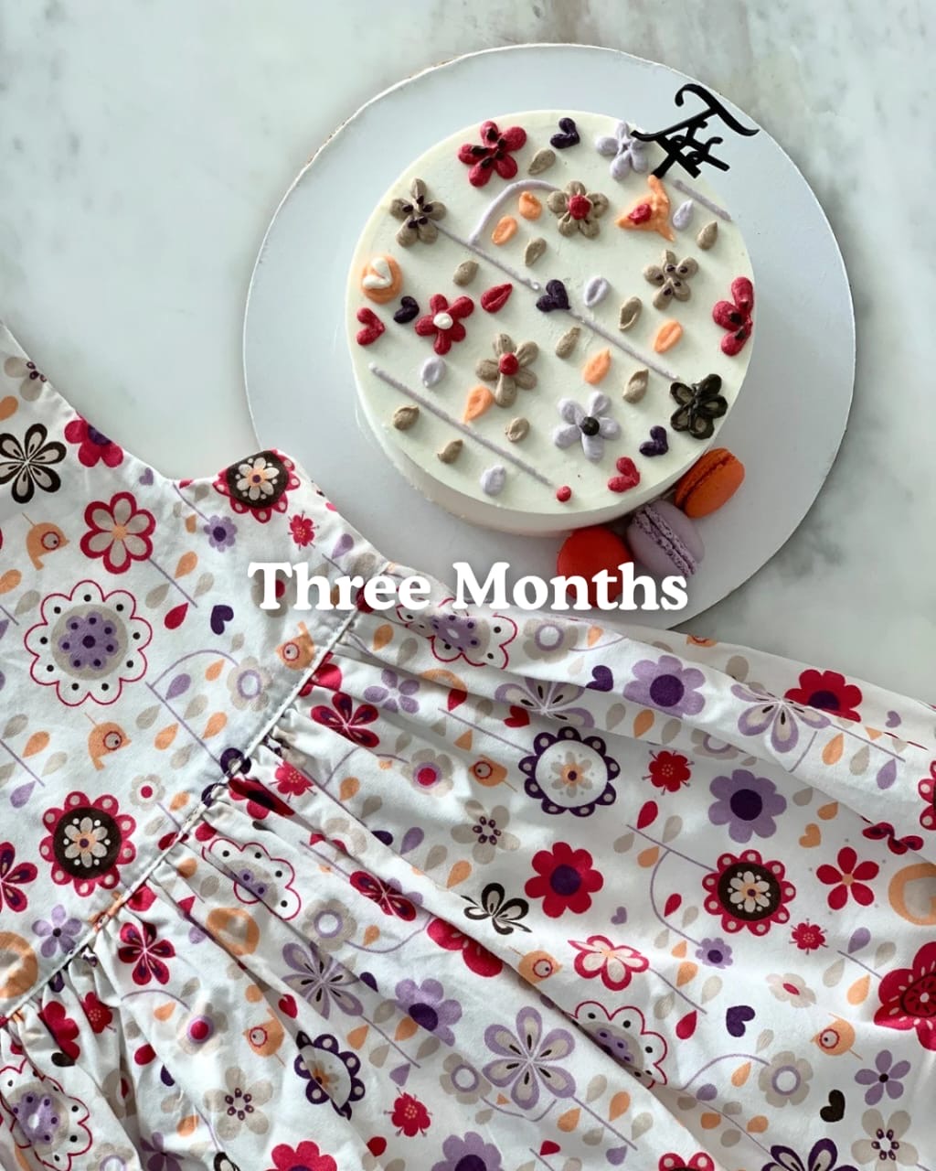 Monthly Milestones Cake
