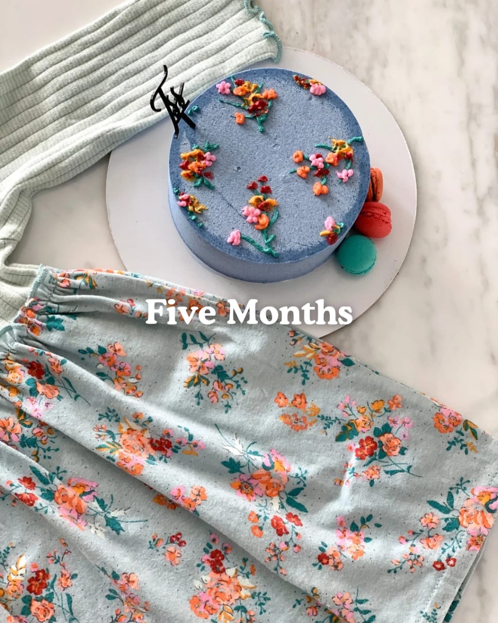 Monthly Milestones Cake